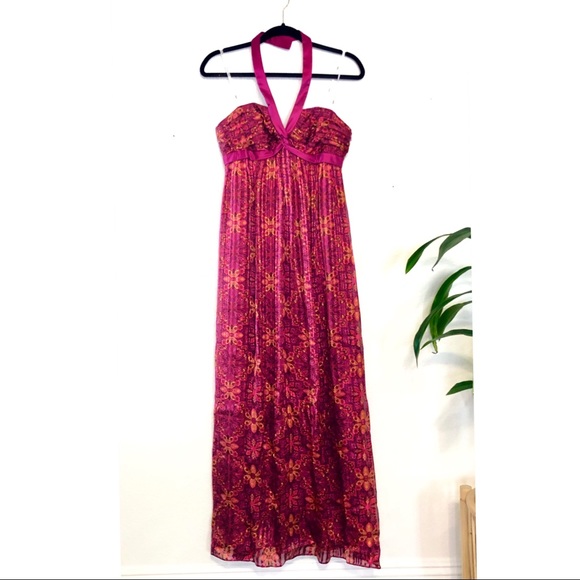 NWT - Silk Maxi Dress by Laundry - Picture 12 of 12